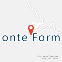 Mapa com localização da Agência AC MONTE FORMOSO