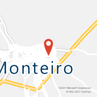 Mapa com localização da Agência AC MONTEIRO