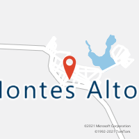 Mapa com localização da Agência AC MONTES ALTOS