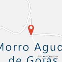 Mapa com localização da Agência AC MORRO AGUDO DE GOIAS