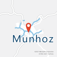 Mapa com localização da Agência AC MUNHOZ