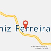 Mapa com localização da Agência AC MUNIZ FERREIRA