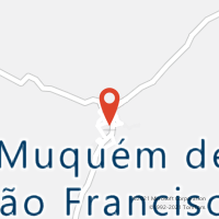 Mapa com localização da Agência AC MUQUEM DO SAO FRANCISCO