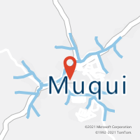Mapa com localização da Agência AC MUQUI