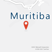 Mapa com localização da Agência AC MURITIBA
