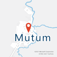 Mapa com localização da Agência AC MUTUM