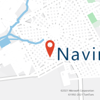 Mapa com localização da Agência AC NAVIRAI