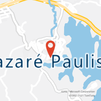 Mapa com localização da Agência AC NAZARE PAULISTA