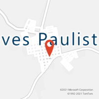 Mapa com localização da Agência AC NEVES PAULISTA