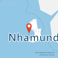 Mapa com localização da Agência AC NHAMUNDA