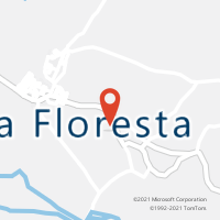 Mapa com localização da Agência AC NISIA FLORESTA