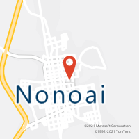 Mapa com localização da Agência AC NONOAI