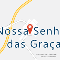 Mapa com localização da Agência AC NOSSA SENHORA DAS GRACAS