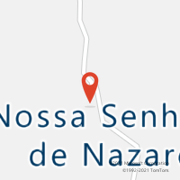 Mapa com localização da Agência AC NOSSA SENHORA DE NAZARE