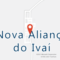 Mapa com localização da Agência AC NOVA ALIANCA DO IVAI