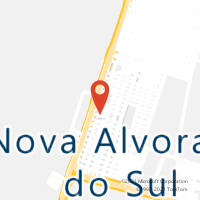 Mapa com localização da Agência AC NOVA ALVORADA DO SUL