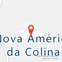 Mapa com localização da Agência AC NOVA AMERICA DA COLINA