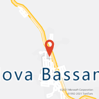 Mapa com localização da Agência AC NOVA BASSANO