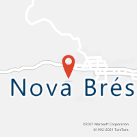 Mapa com localização da Agência AC NOVA BRESCIA