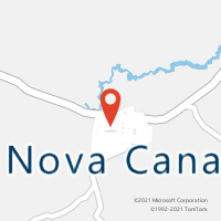 Mapa com localização da Agência AC NOVA CANAA