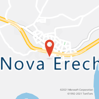 Mapa com localização da Agência AC NOVA ERECHIM