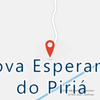 Mapa com localização da Agência AC NOVA ESPERANCA DO PIRIA