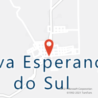 Mapa com localização da Agência AC NOVA ESPERANCA DO SUL