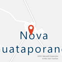 Mapa com localização da Agência AC NOVA GUATAPORANGA