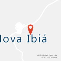 Mapa com localização da Agência AC NOVA IBIA