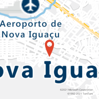 Mapa com localização da Agência AC NOVA IGUACU