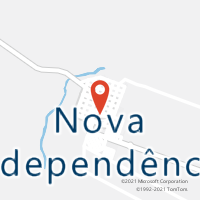 Mapa com localização da Agência AC NOVA INDEPENDENCIA