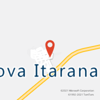 Mapa com localização da Agência AC NOVA ITARANA