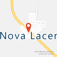 Mapa com localização da Agência AC NOVA LACERDA