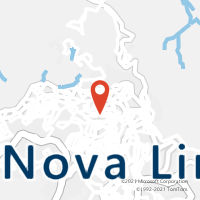 Mapa com localização da Agência AC NOVA LIMA