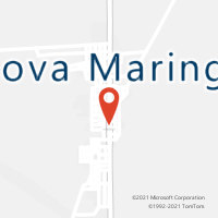 Mapa com localização da Agência AC NOVA MARINGA