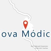 Mapa com localização da Agência AC NOVA MODICA