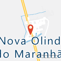 Mapa com localização da Agência AC NOVA OLINDA DO MARANHAO