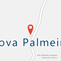 Mapa com localização da Agência AC NOVA PALMEIRA