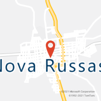 Mapa com localização da Agência AC NOVA RUSSAS