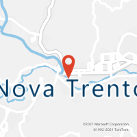 Mapa com localização da Agência AC NOVA TRENTO