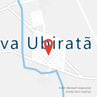 Mapa com localização da Agência AC NOVA UBIRATA