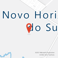 Mapa com localização da Agência AC NOVO HORIZONTE DO SUL