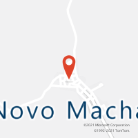 Mapa com localização da Agência AC NOVO MACHADO