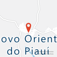 Mapa com localização da Agência AC NOVO ORIENTE DO PIAUI