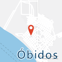 Mapa com localização da Agência AC OBIDOS