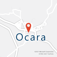 Mapa com localização da Agência AC OCARA