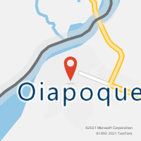 Mapa com localização da Agência AC OIAPOQUE