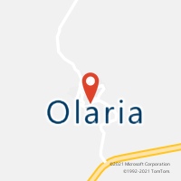 Mapa com localização da Agência AC OLARIA