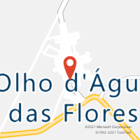 Mapa com localização da Agência AC OLHO DAGUA DAS FLORES