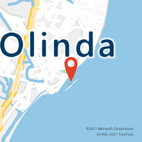 Mapa com localização da Agência AC OLINDA